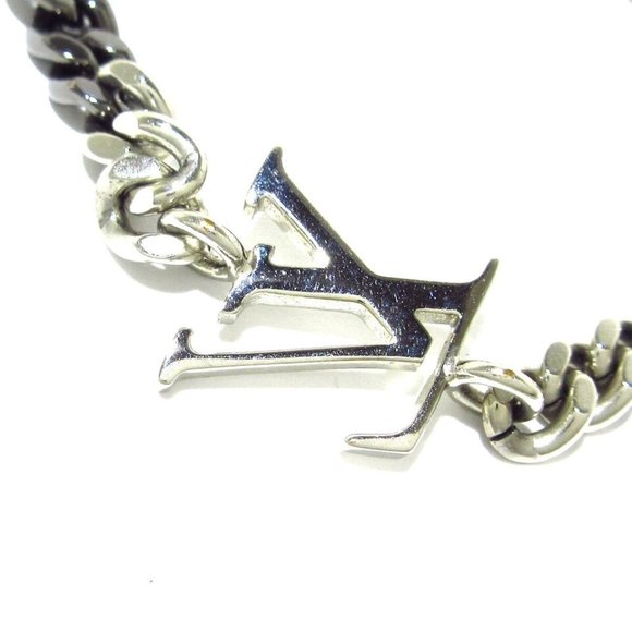 Auth LOUIS VUITTON Brasserie LV Instinct M00508 Silver Others RM1211 Bracelet - Picture 5 of 14